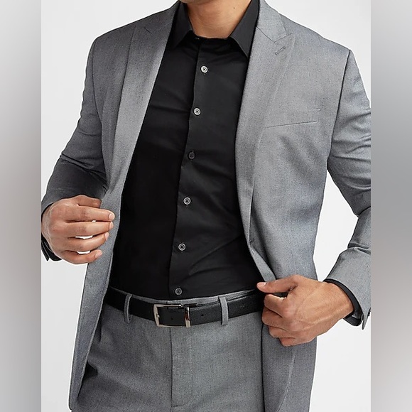 Express Men's Gray Suit Blazer - Picture 1 of 9